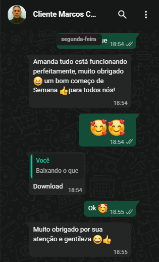 Depoimento de cliente